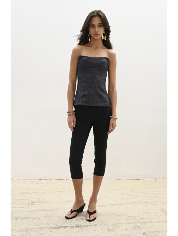 TRILOGY CLOTHING Gina Corset Top Τζιν Κορσές