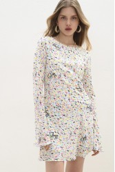 TRILOGY CLOTHING Margot Mini Dress Πολύχρωμο Μίνι Φόρεμα