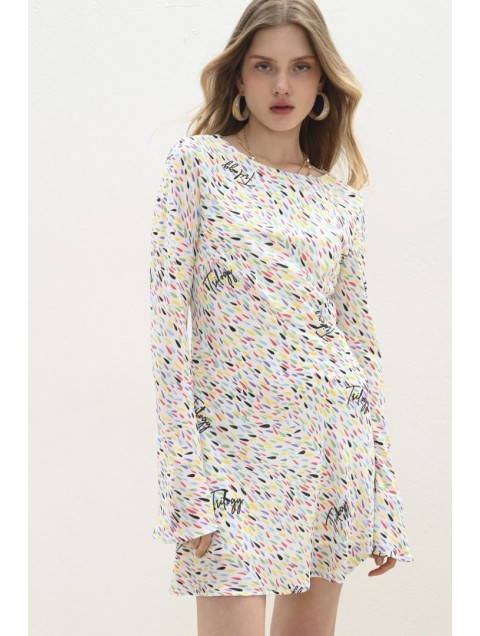 TRILOGY CLOTHING Margot Mini Dress Πολύχρωμο Μίνι Φόρεμα
