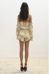TRILOGY CLOTHING Mellow Jumpsuit Κίτρινο Ολόσωμο Σορτς