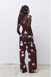 TRILOGY CLOTHING Nyla Μπορντώ Μαντήλι