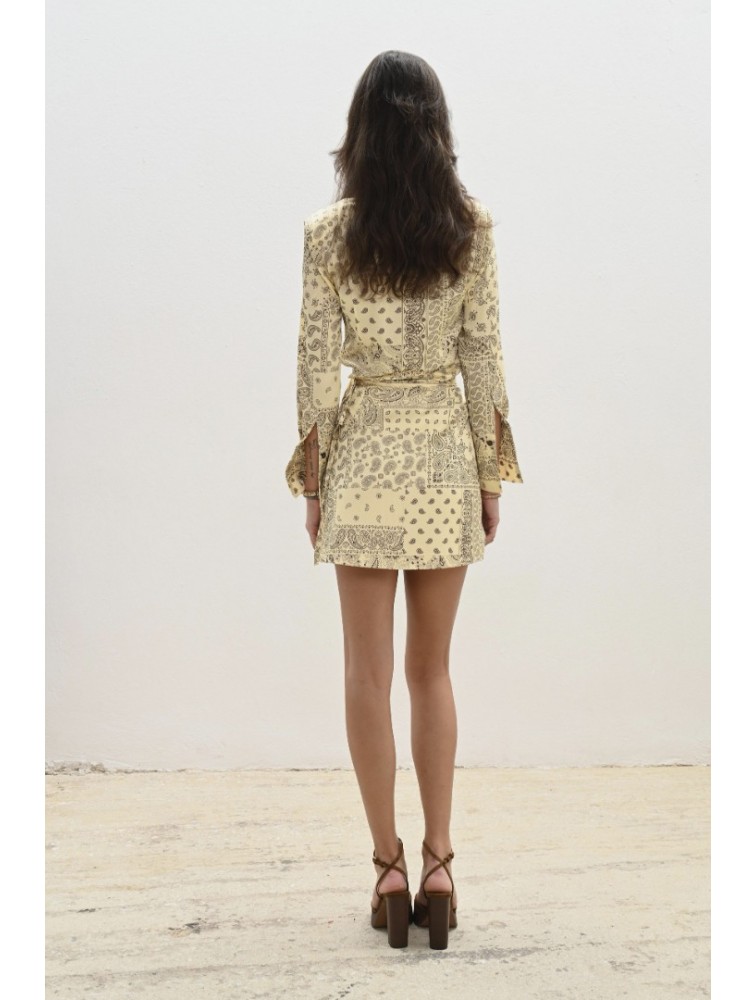 TRILOGY CLOTHING Naomi Shirt Κίτρινο Πουκάμισο