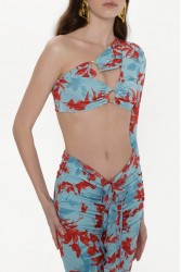 TRILOGY CLOTHING Naya Top Blue Μπλε Τοπ