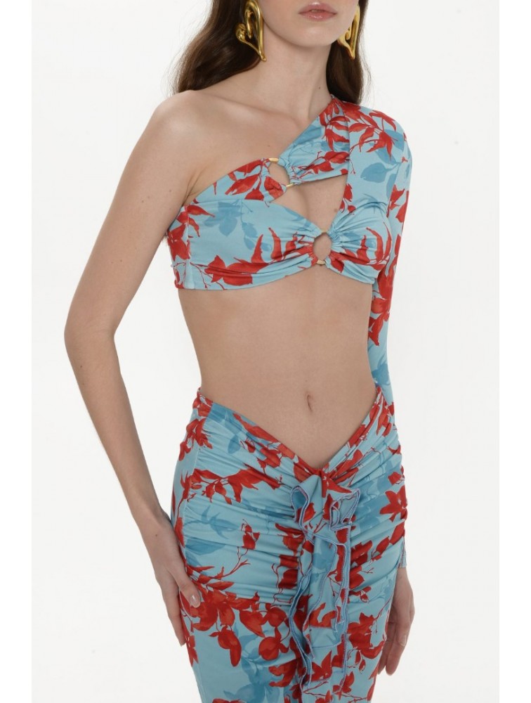 TRILOGY CLOTHING Naya Top Blue Μπλε Τοπ