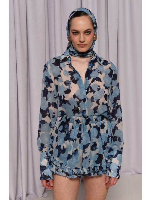 TRILOGY CLOTHING Thior Shirt Blue