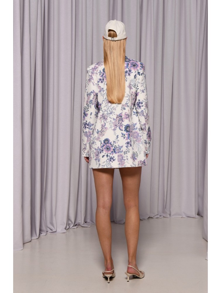 TRILOGY CLOTHING Violet Blazer Βιολετί Σακάκι