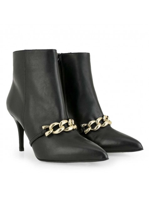 TSAKIRIS MALLAS (Leather collection) Δερμάτινα μαύρα γυναικεία μποτάκια TSAKIRIS MALLAS (Leather collection) Δερμάτινα μαύρα γυναικεία μποτάκια
