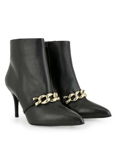 TSAKIRIS MALLAS (Leather collection) Black leather women's boots TSAKIRIS MALLAS (Leather collection) Black leather women's boots