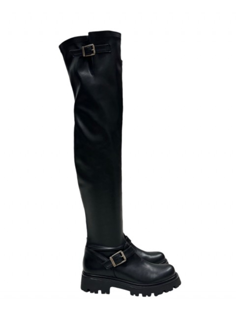 TSAKIRIS MALLAS Black Women's Tall Boots TSAKIRIS MALLAS Black Women's Tall Boots