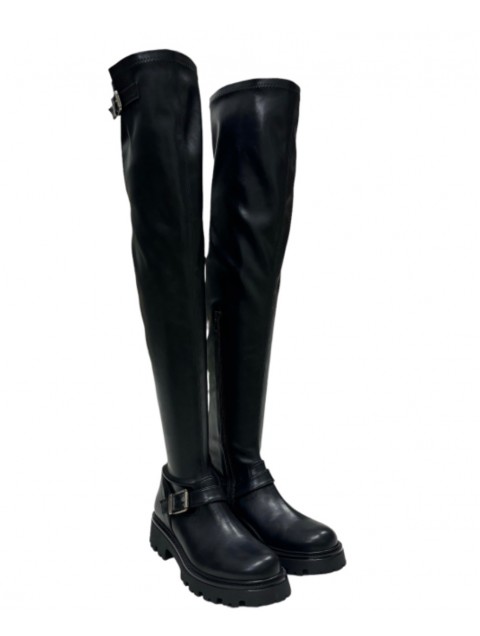 TSAKIRIS MALLAS Black Women's Tall Boots TSAKIRIS MALLAS Black Women's Tall Boots