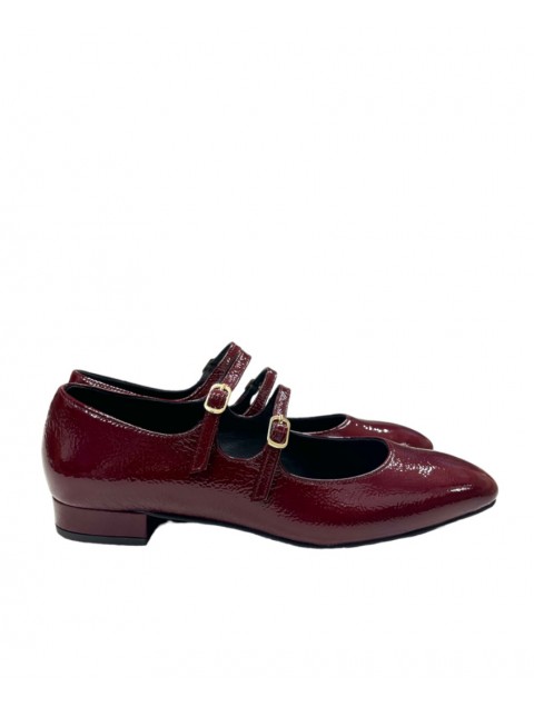 TSAKIRIS MALLAS Bordeaux Women's Mary Jane Ballerina Shoes TSAKIRIS MALLAS Bordeaux Women's Mary Jane Ballerina Shoes
