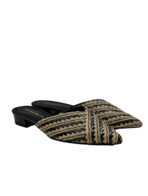 TSAKIRIS MALLAS Ψάθινα φλατ mules TSAKIRIS MALLAS Ψάθινα φλατ mules