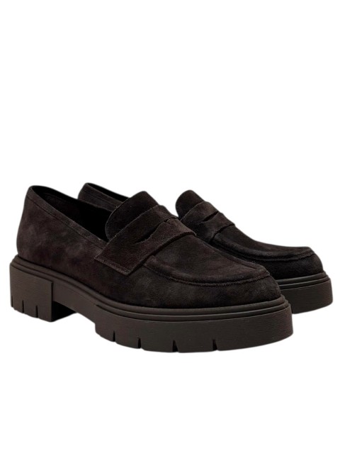 TSAKIRIS MALLAS Καφέ Καστόρι Γυναικεία Loafers