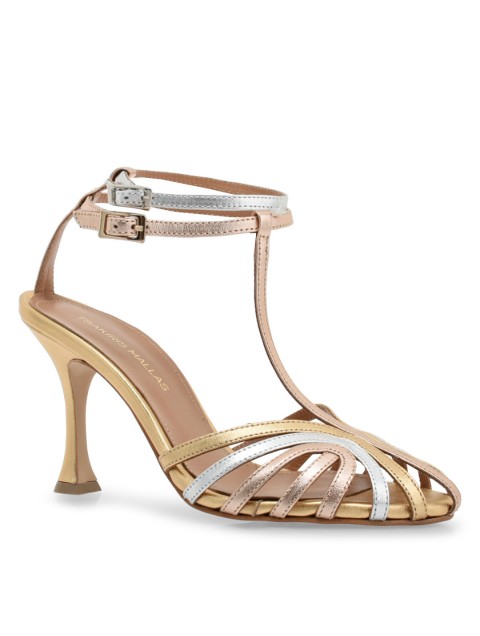 TSAKIRIS MALLAS Rose Gold sandal TSAKIRIS MALLAS Rose Gold sandal