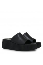 TSAKIRIS MALLAS Μαύρα γυναικεία mules