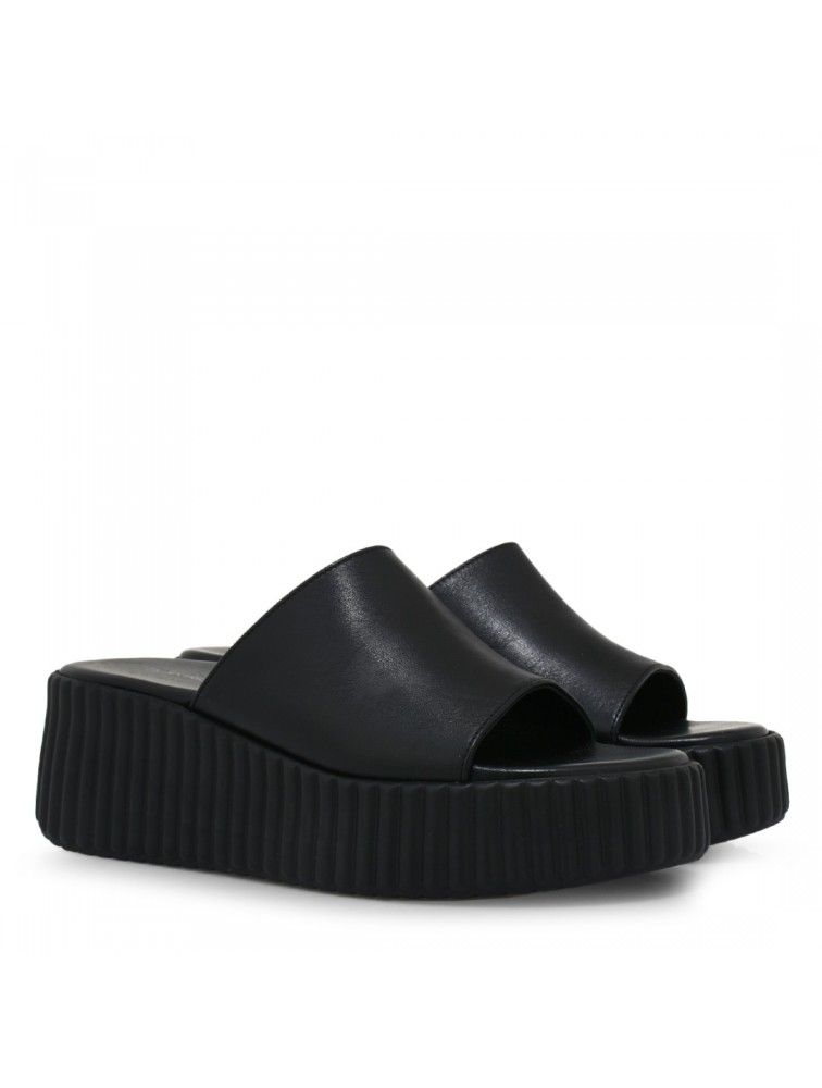 TSAKIRIS MALLAS Μαύρα γυναικεία mules