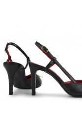 TSAKIRIS MALLAS Μαύρες γυναικείες Slingback Γόβες