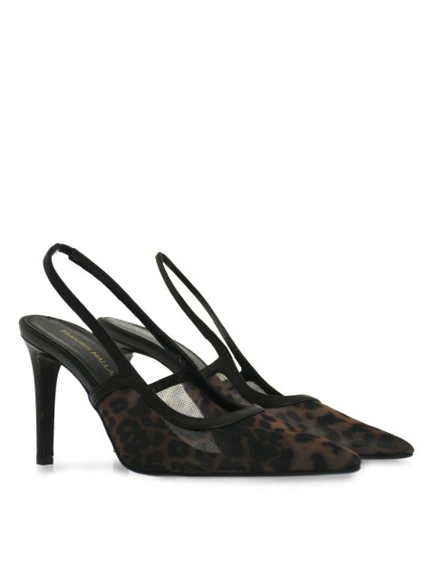 TSAKIRIS MALLAS Animal Print Black 