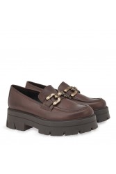 TSAKIRIS MALLAS Καφέ Δερμάτινα Loafers