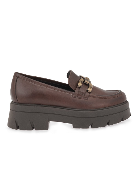 TSAKIRIS MALLAS Καφέ Δερμάτινα Loafers