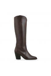 TSAKIRIS MALLAS Brown Leather Women's Boots