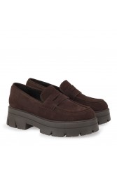 TSAKIRIS MALLAS Καφέ Καστόρι Loafers