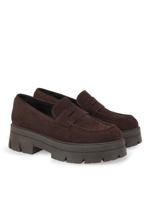 TSAKIRIS MALLAS Καφέ Καστόρι Loafers