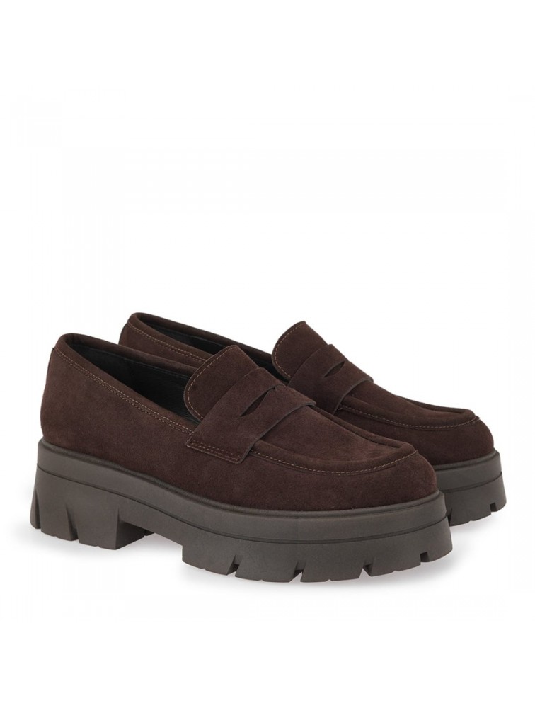TSAKIRIS MALLAS Καφέ Καστόρι Loafers