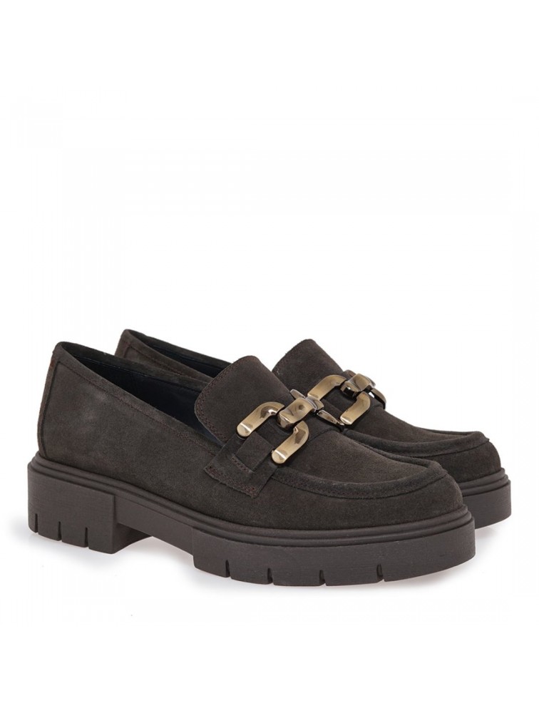 TSAKIRIS MALLAS Καφέ Καστόρι Loafers