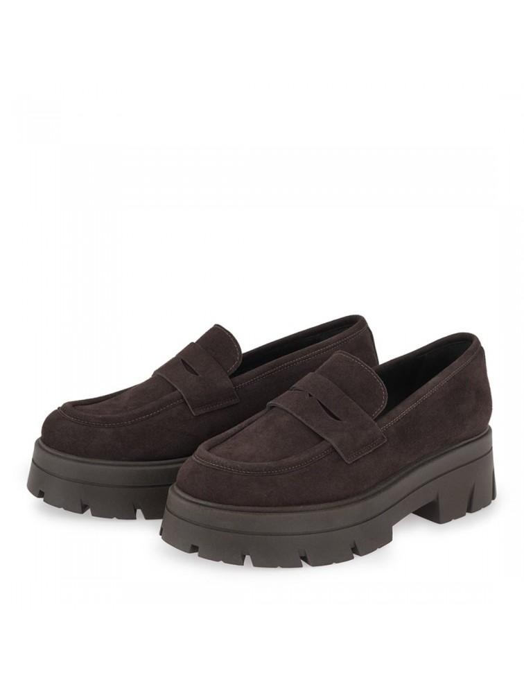 TSAKIRIS MALLAS Καφέ Καστόρι Loafers