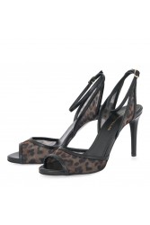TSAKIRIS MALLAS Leopard Leather Women's Sandals