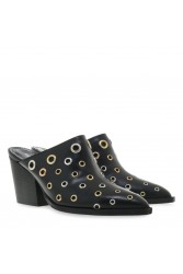 TSAKIRIS MALLAS Black Women's Mules With Studs