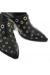 TSAKIRIS MALLAS Black Women's Mules With Studs