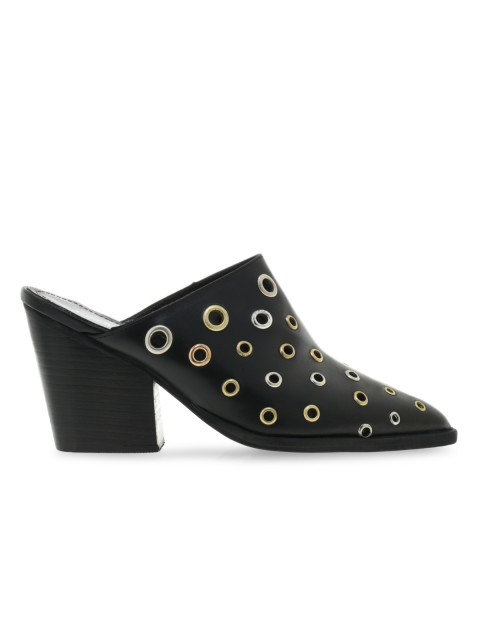 TSAKIRIS MALLAS Black Women's Mules With Studs