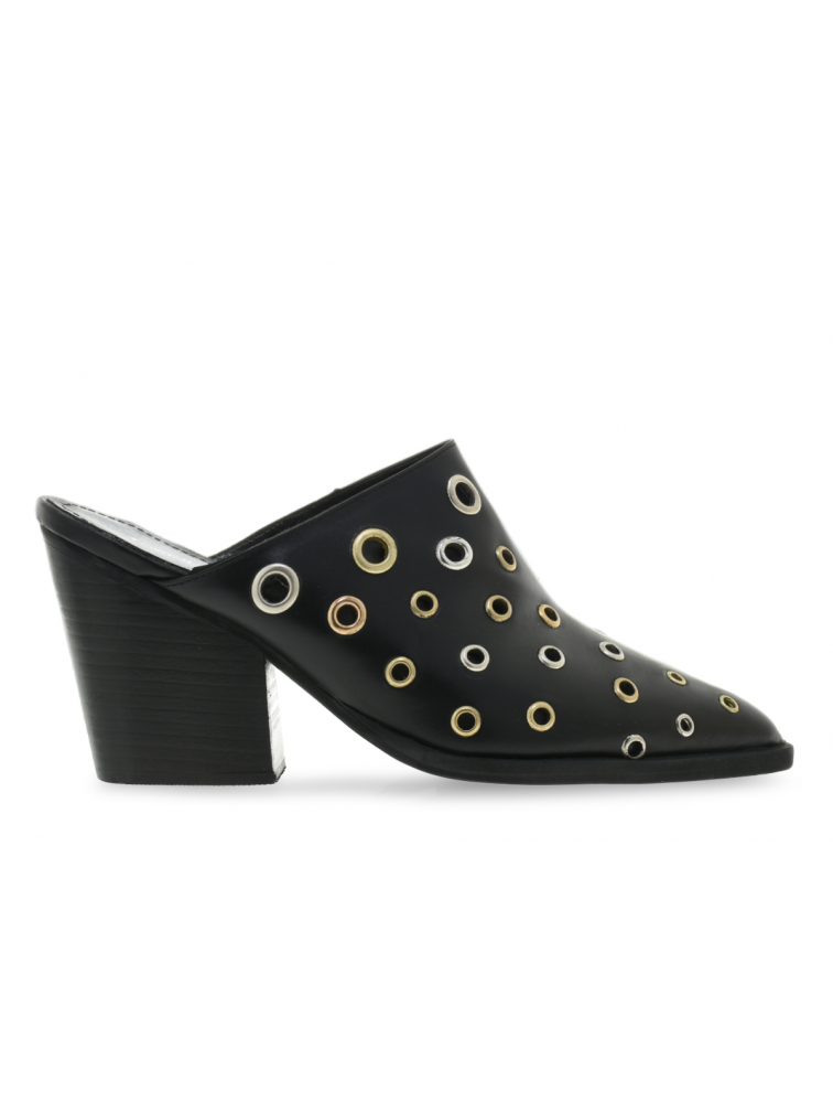 TSAKIRIS MALLAS Black Women's Mules With Studs