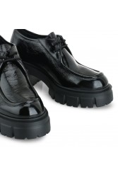 TSAKIRIS MALLAS Μαύρα γυναικεία loafers
