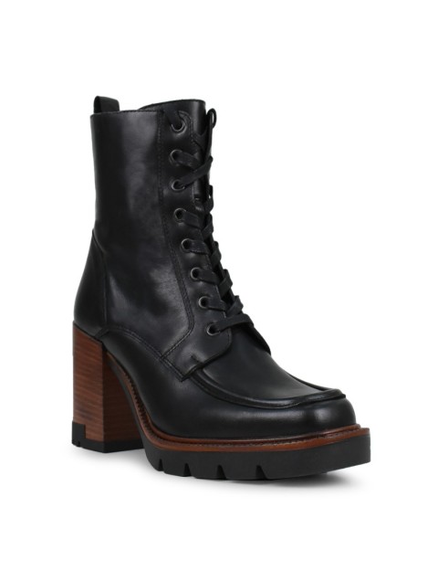 TSAKIRIS MALLAS Black leather women's ankle boots TSAKIRIS MALLAS Black leather women's ankle boots