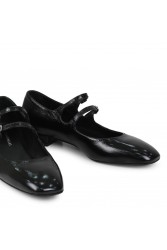 TSAKIRIS MALLAS Black Women's Mary Jane Ballerina Shoes