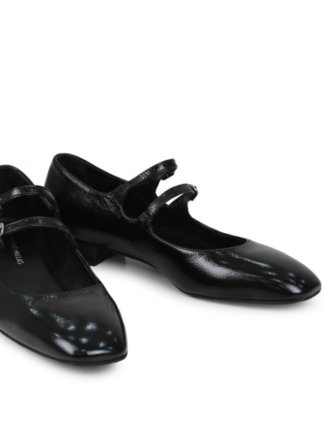 TSAKIRIS MALLAS Black Women's Mary Jane Ballerina Shoes TSAKIRIS MALLAS Black Women's Mary Jane Ballerina Shoes