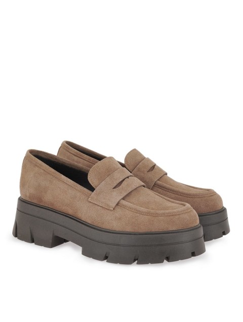 TSAKIRIS MALLAS Ταμπά Καστόρι Loafers