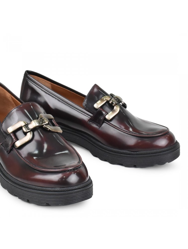 TSAKIRIS MALLAS Ταμπά Δερμάτινα Γυναικεία Loafers