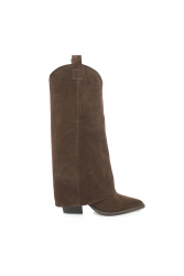 TSAKIRIS MALLAS Καφέ Καστόρι Γυναικείες Μπότες