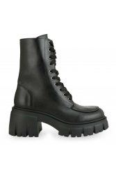 TSAKIRIS MALLAS Μαύρα Δερμάτινα Γυναικεία Αρβυλάκια