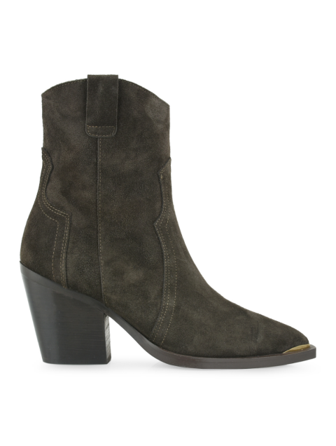 TSAKIRIS MALLAS Καφέ Καστόρι Γυναικεία Μποτάκια