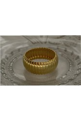 ZÉNAÏS Amal ring επιχρυσωμένο ασήμι