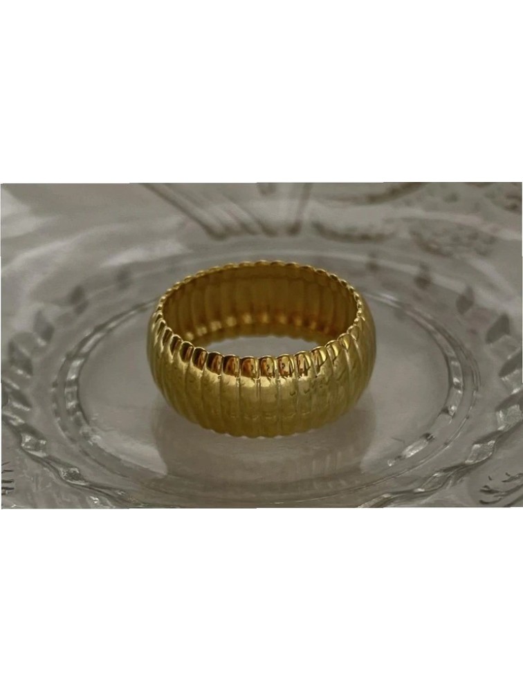ZÉNAÏS Amal ring επιχρυσωμένο ασήμι