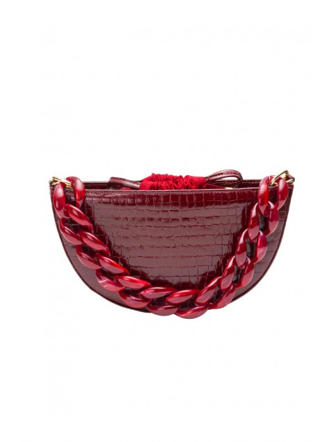 LA CHAINE Kallisti Burgundy Τσάντα