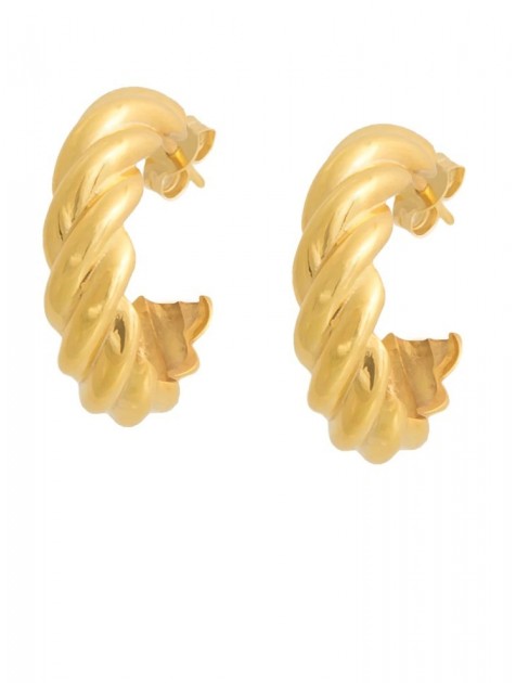 ZÉNAÏS Laura Hoops επιχρυσωμένο ασήμι ZÉNAÏS Laura Hoops επιχρυσωμένο ασήμι