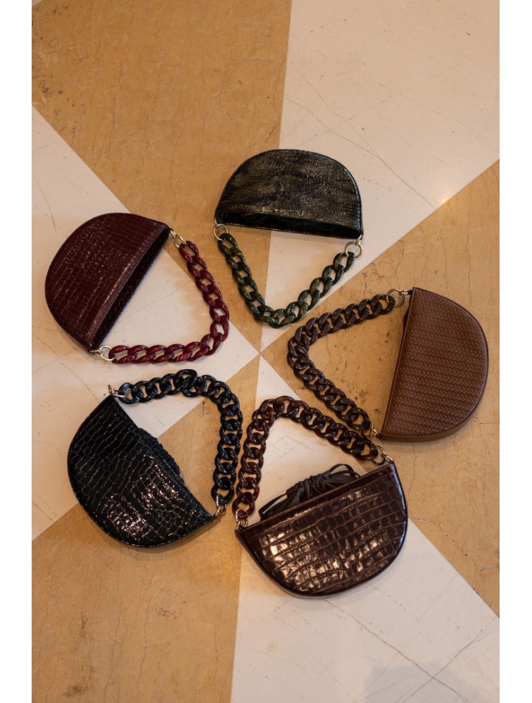 LA CHAINE Kallisti Burgundy Bag