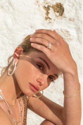 ZÉNAÏS Python Ring Ασημένιο